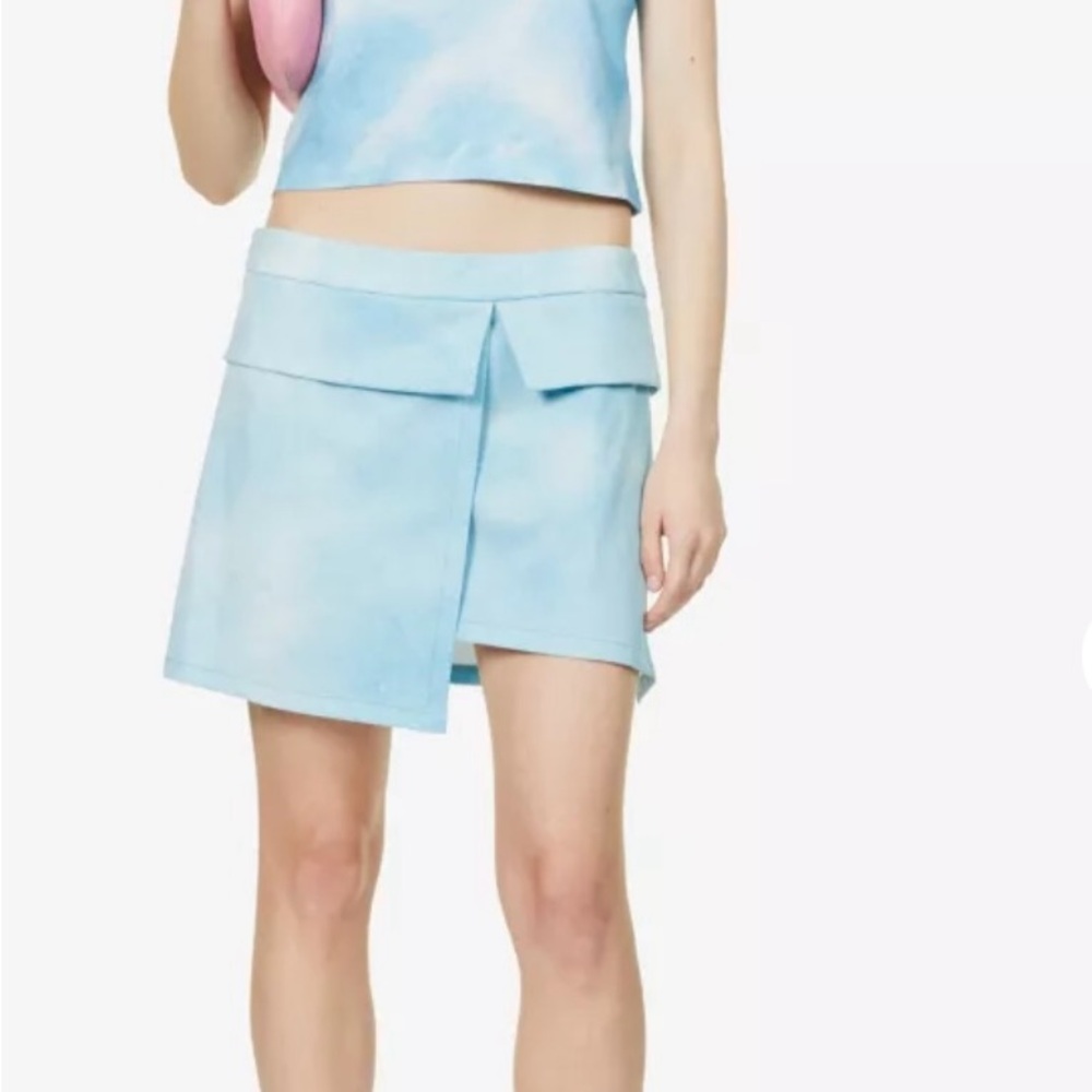 Jaden Smith's label MSFTSrep stretch-woven miniskirt. Trippy the Gonna miniskirt